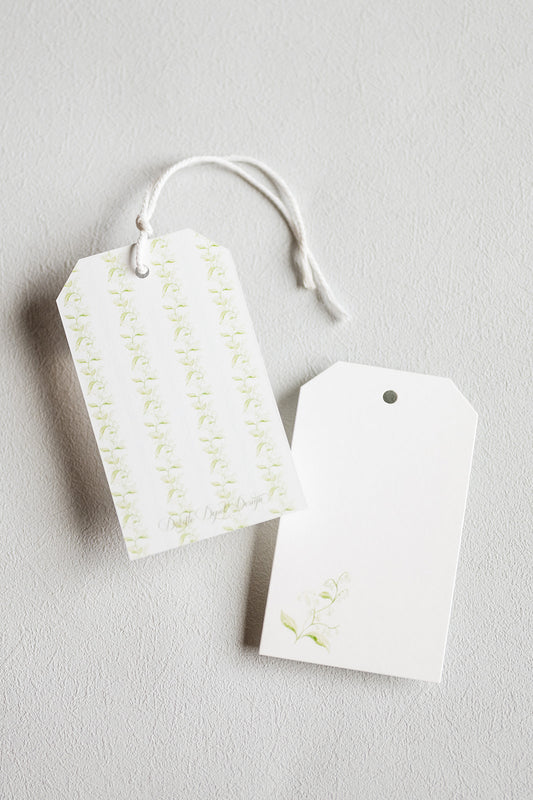 August Lily Gift Tags | French Blue