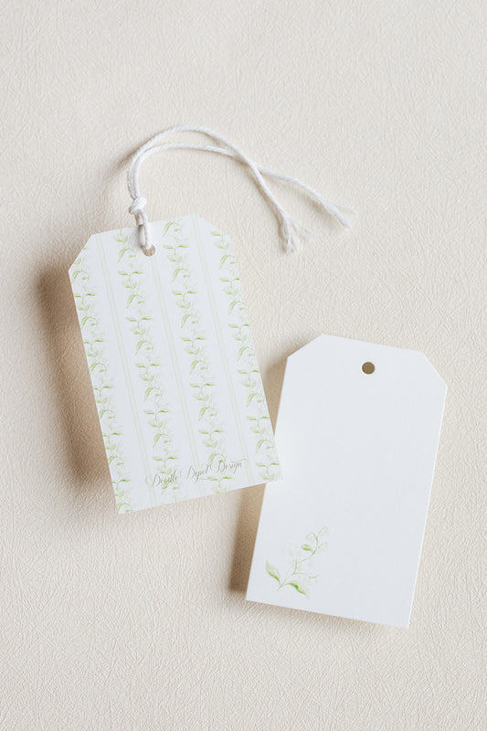 August Lily Gift Tags | Boxwood