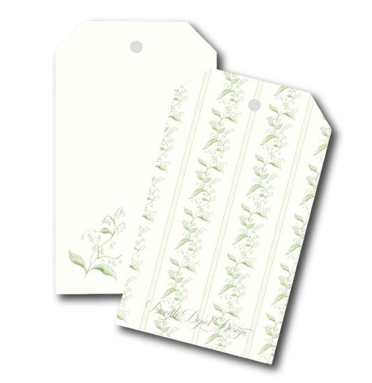 August Lily Gift Tags | Boxwood